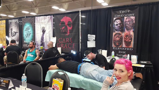 Explore christian tattoo sleeve ideas, creative tattoo ideas in Roscoe, available at Elevated Ink Tattoo