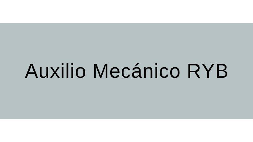 AUXILIO MECANICO RYB