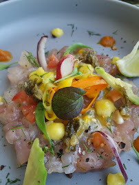 Ceviche du Restaurant de spécialités à base de poisson-pêcheur Le Mathurin du bateau à l'assiette à Saint-Valery-sur-Somme - n°10