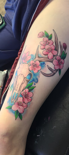 Explore memorial tattoo ideas for husband, creative tattoo ideas in Stetsonville, available at Solace Ink Company LLC