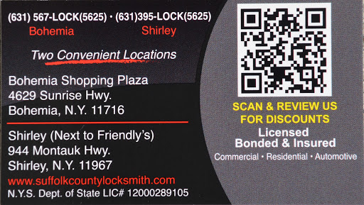 Key Duplication Service «Suffolk County Locksmith», reviews and photos, 944 Montauk Hwy, Shirley, NY 11967, USA