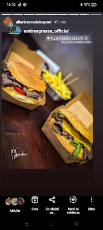 Sandwicherie Alla Ricerca dei Sapori à Brolo (la carte)