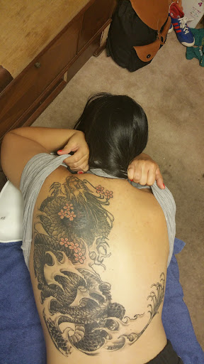 Explore mother son tattoo ideas, creative tattoo ideas in Hillsboro, available at MOO MANU TATTOO