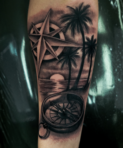 Explore cool neck tattoo ideas, creative tattoo ideas in Twentynine Palms, available at No Mans Land Tattoo