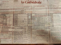 Carte du Crêperie de la Cathédrale à Limoges