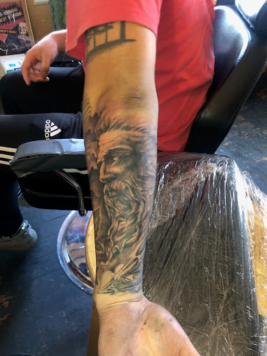 Explore abdominal tattoo ideas, creative tattoo ideas in Roanoke, available at RailYard INK