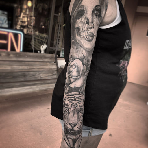 Explore samson tattoo ideas, creative tattoo ideas in Fort Myers Beach, available at Paradise Tattoo