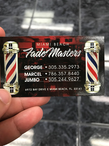 Barber Shop «Fade Masters Barber Shop», reviews and photos, 6972 Bay Dr, Miami Beach, FL 33141, USA