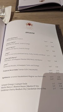 Menu / carte de Löwenherz à Wehrheim