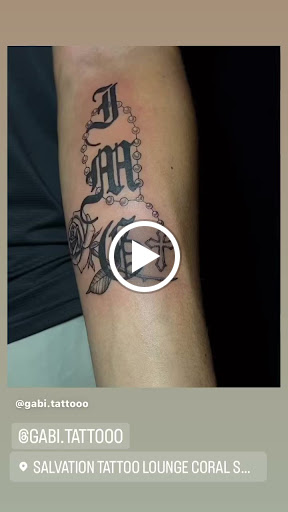 Explore straight line tattoo ideas, creative tattoo ideas in Coral Springs, available at Salvation Tattoo Lounge Coral Springs