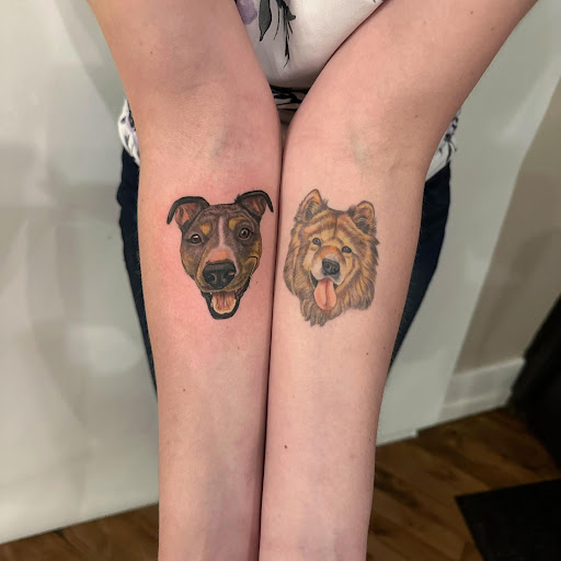 Explore emerald tattoo ideas, creative tattoo ideas in Cincinnati, available at Sisters Tattoo