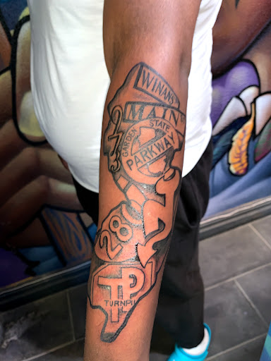 Explore negative tattoo ideas, creative tattoo ideas in East Orange, available at ADU Ink