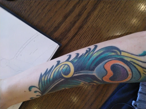 Explore farmer tattoo ideas, creative tattoo ideas in Columbia, available at -Born Again Tattoo- New Tattoos, Cover-Ups, Repairs, & Restorations Made Daily