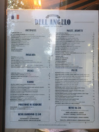 Restaurant italien Trattoria Dell'Angelo à Paris - menu / carte
