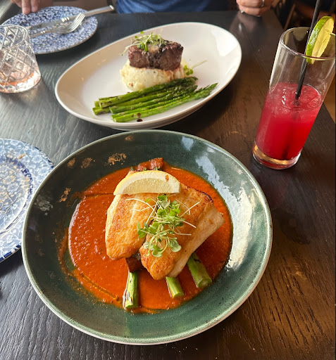 Halibut, filet, mock tail