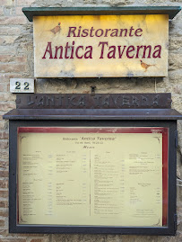 Carte du Antica Taverna à Volterra