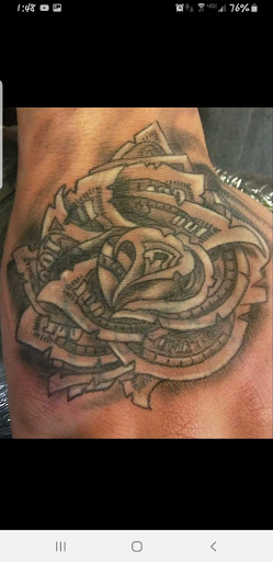 Explore 3/4 sleeve tattoo ideas, creative tattoo ideas in Hudson Falls, available at ALTERED ADDICTION TATTOOS
