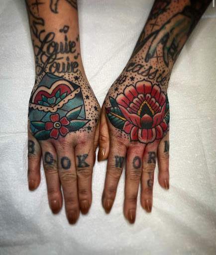 Explore sleeve tattoo cover up ideas, creative tattoo ideas in Modesto, available at Dying Art Tattoo