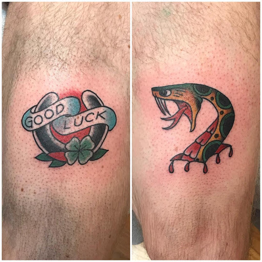 Explore boyfriend tattoos ideas, creative tattoo ideas in Concord, available at The Gallery Tattoo Studio