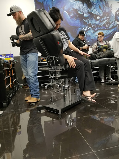 Explore tattoo wolf ideas, creative tattoo ideas in Addison, available at Cat Tattoo