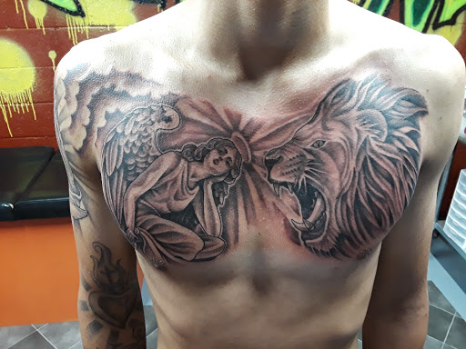 Explore japanese leg sleeve tattoo ideas, creative tattoo ideas in Abilene, available at A Tattoo Experience by Spaz