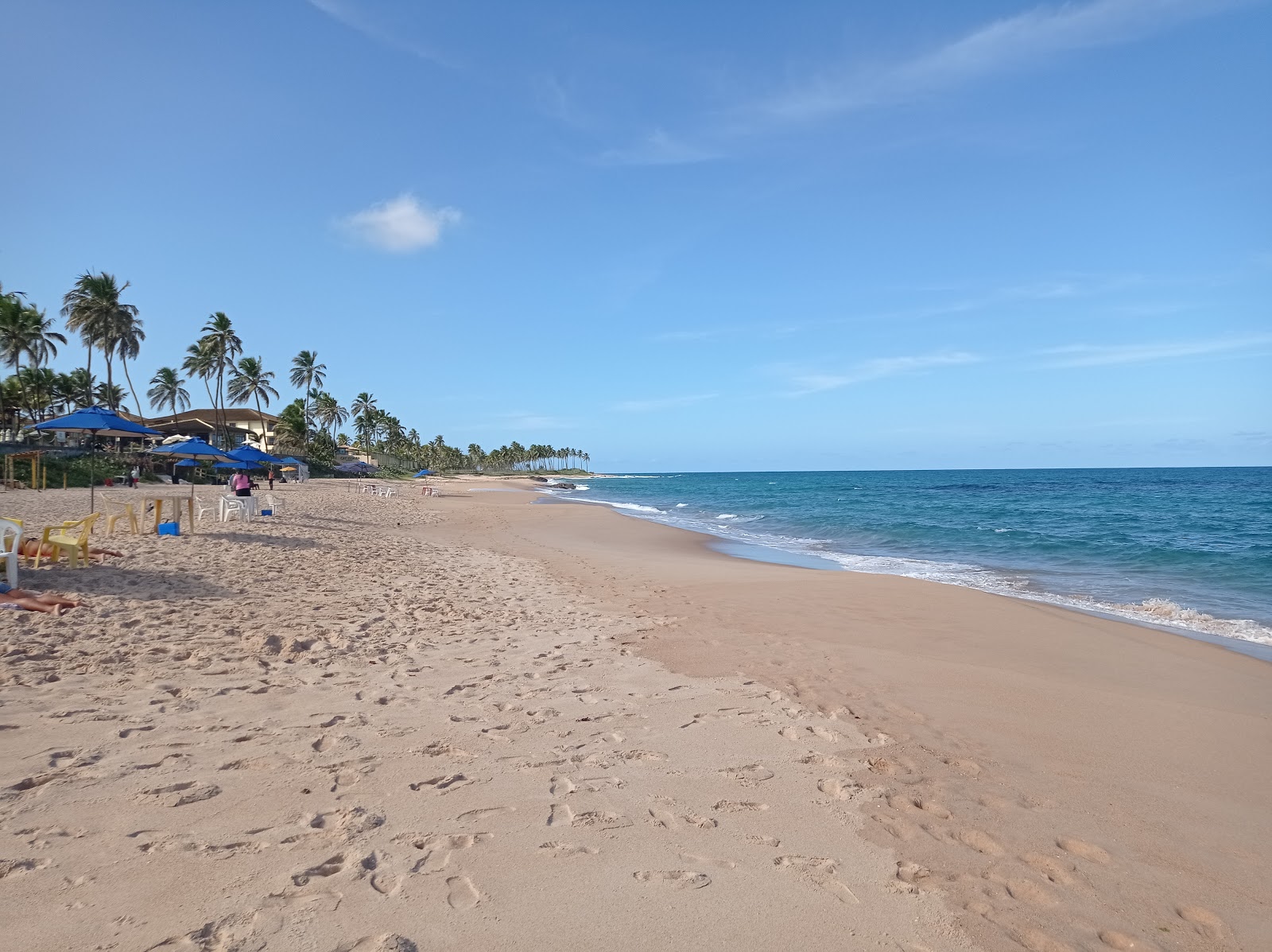 Fotografija Praia de Stella Maris z svetel pesek površino