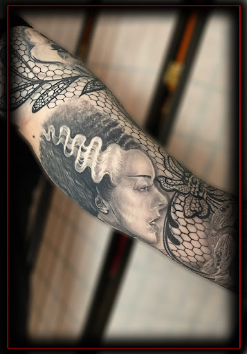 Explore tattoo of husband's name ideas, creative tattoo ideas in Omaha, available at Eternal Tattoo & Body Piercing - Omaha