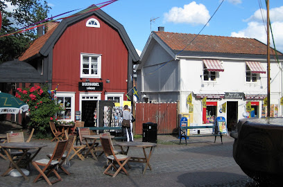 Roslagens bokhandel vid Lilla torget i Norrtälje