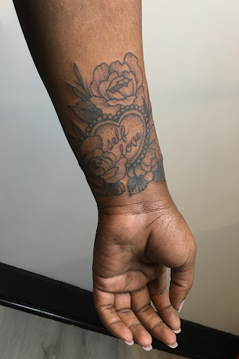 Explore simple anime tattoo ideas, creative tattoo ideas in Winston Salem, available at Dark Roots Tattoo Co.