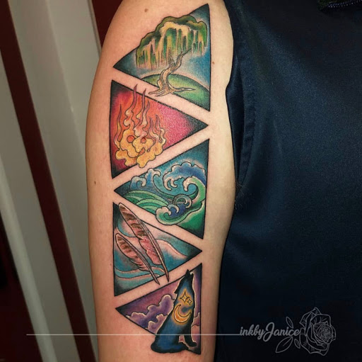Explore toxic tattoo ideas, creative tattoo ideas in Katy, available at Artistic Impressions Tattoo Studio