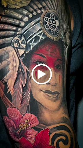 Explore black tattoo ideas for women, creative tattoo ideas in Kissimmee, available at Ol Skool Tattoos Studio