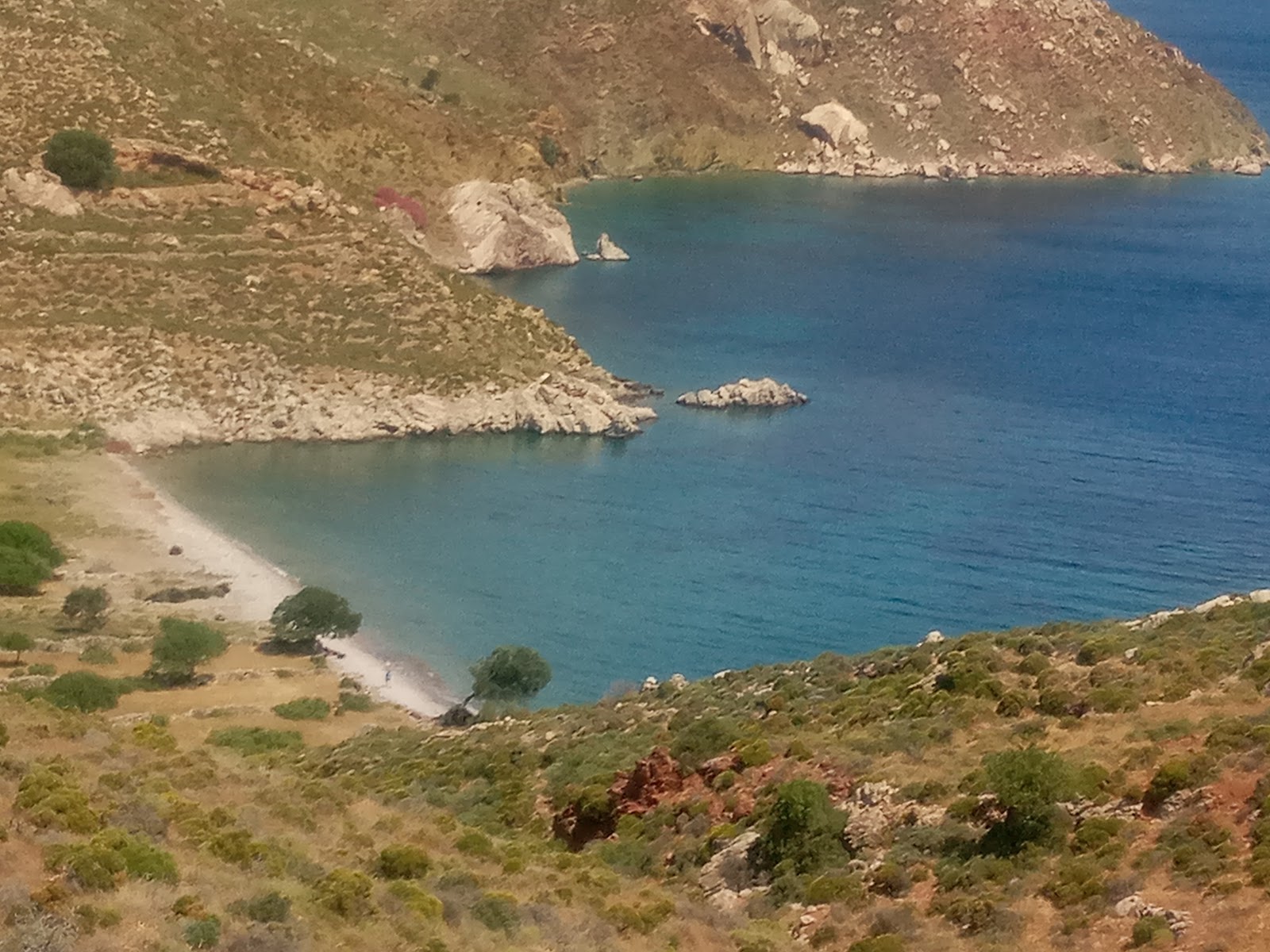 Foto van Lethra beach met hoog niveau van netheid