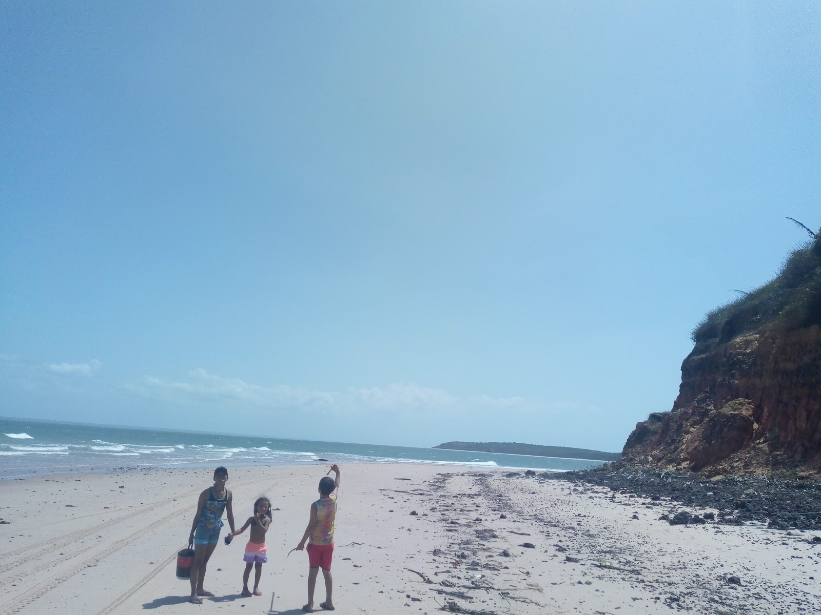 Foto van Praia de Ponta Verde met gemiddeld niveau van netheid