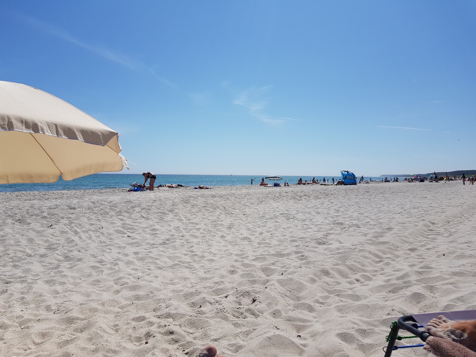 Grenaa Beach的照片 带有长直海岸