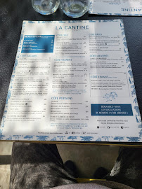 Menu / carte de La Cantine à Nîmes