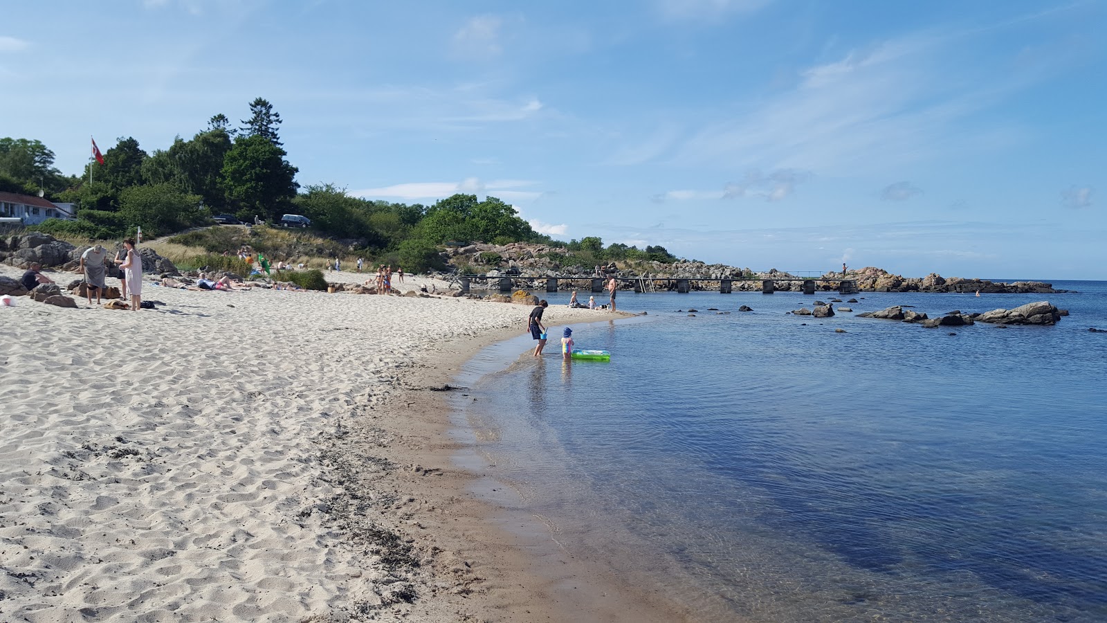 Sandkas Strand的照片 带有宽敞的海岸