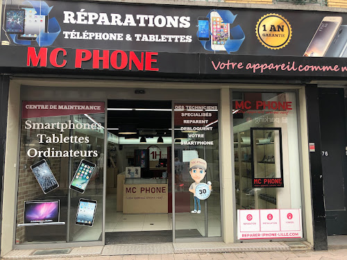 MC Phone - Magasin de réparation de téléphone, de tablette et d'informatique. à Lille