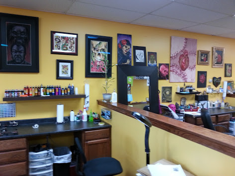 Tattoo Shop «45th st. Tattoo», reviews and photos, 1817 W Glen Park Ave, Griffith, IN 46319, USA