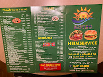 Menu / carte de GAP Bistro (Döner) Trier à Trier