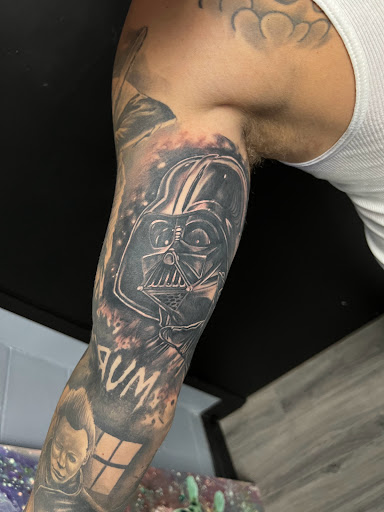 Explore cross tattoo idea, creative tattoo ideas in Pittsburg, available at Delta Art & Tattoo
