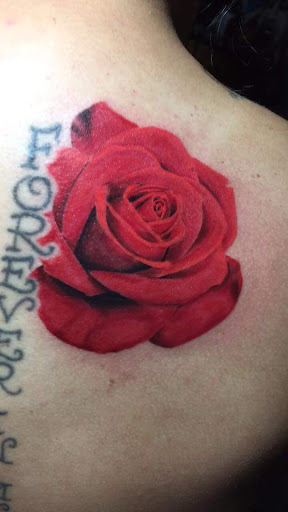 Explore sunshine tattoo ideas, creative tattoo ideas in Arlington, available at Arlington Ink