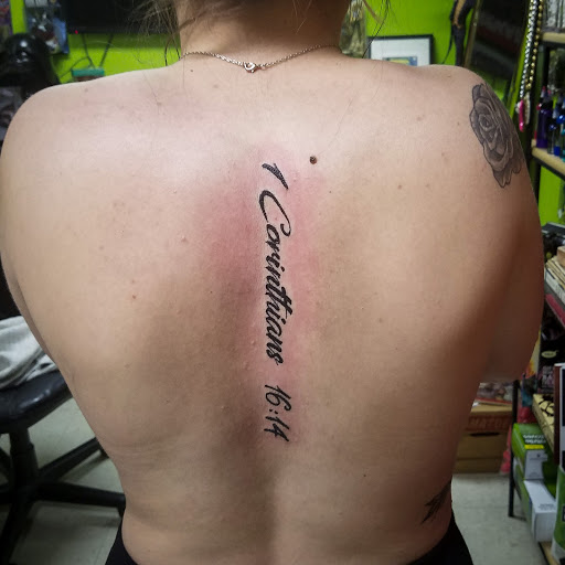 Explore wrist name tattoo ideas, creative tattoo ideas in Kingsport, available at Ink-a-zoid Tattoos & Piercings