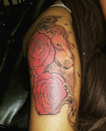 Explore blue collar tattoo ideas, creative tattoo ideas in Sumter, available at LegendaryArt,LLC ,Tattoo Shop