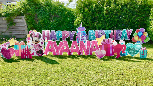 Funparty - Customized Birthday Lawn Signs Rentals - Celebration Yard Cards