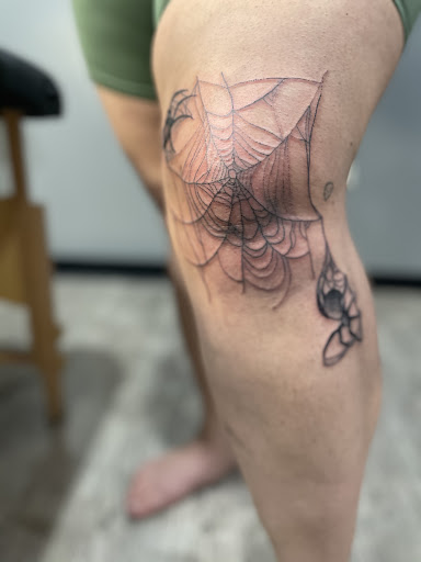 Explore caterpillar tattoo ideas, creative tattoo ideas in Paducah, available at The Tattoo Shop