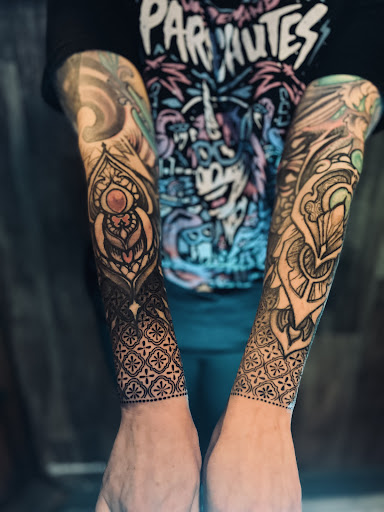 Explore bookish tattoo ideas, creative tattoo ideas in Hudson, available at The Bohemian Social Club