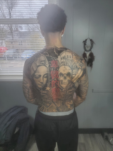 Explore line tattoo ideas for females, creative tattoo ideas in Elyria, available at Raven Ink Tattoo & Piercing