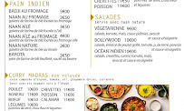 Carte du Raj gastronomie à Reims