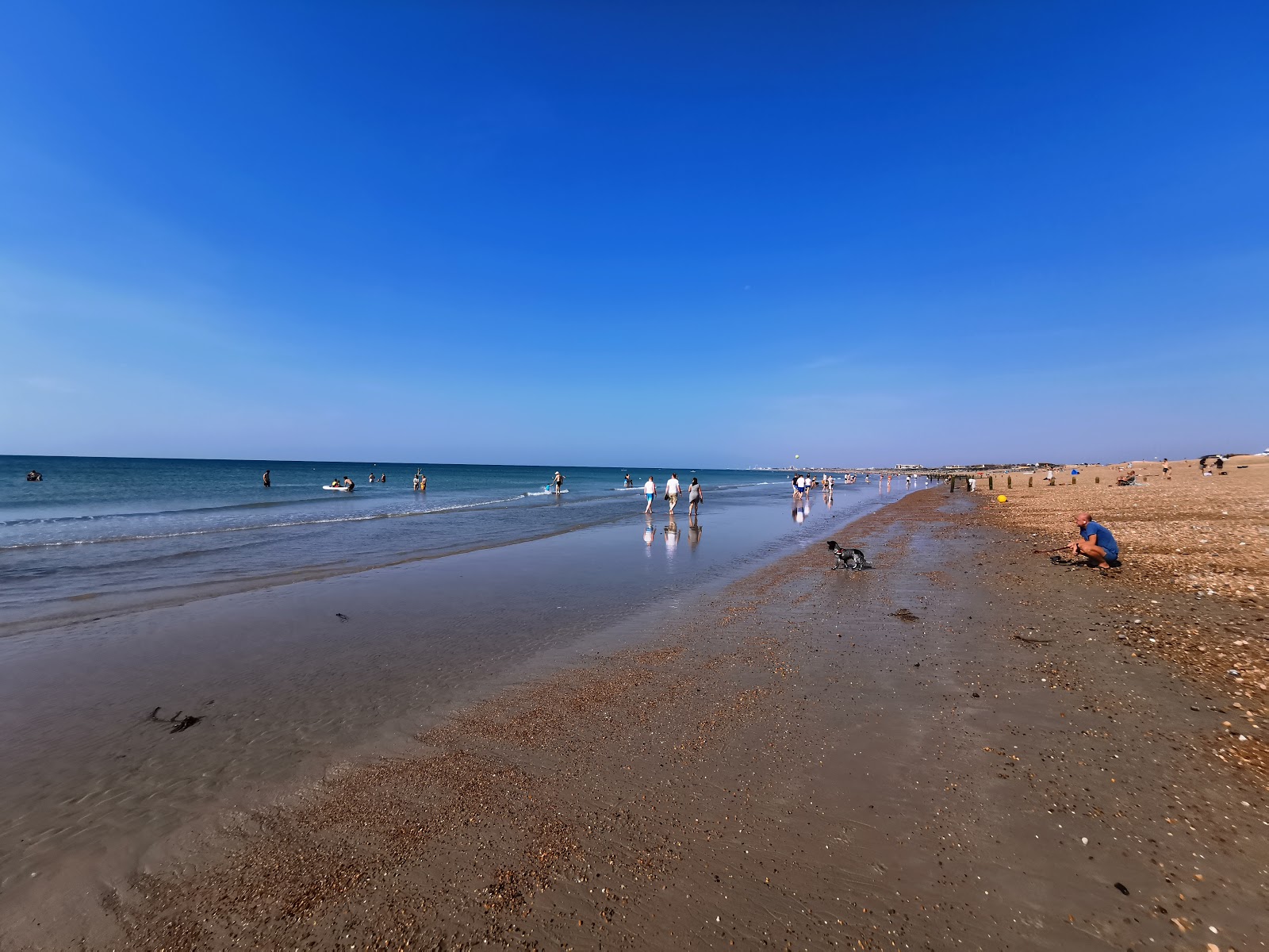 Photo of Shoreham beach with light pebble surface