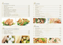 Menu / carte de Restaurant Thaï à Igny